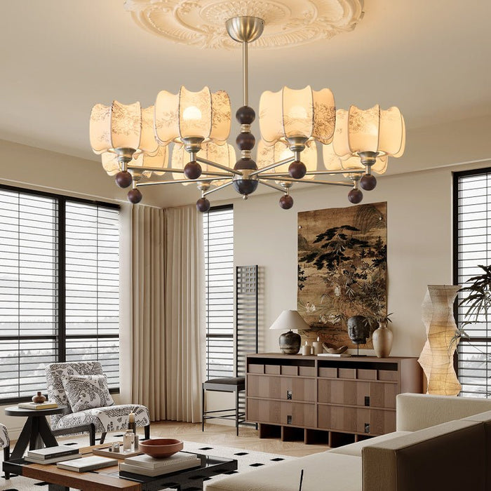 Arboris Floral Chandelier-DWHOME