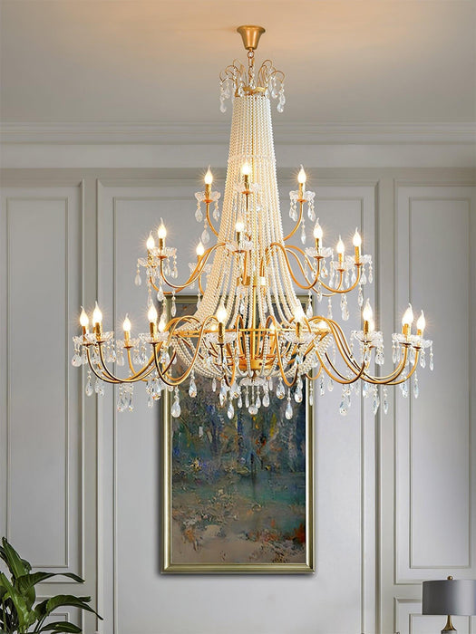 Arcadia Gold Chandelier-DWHOME