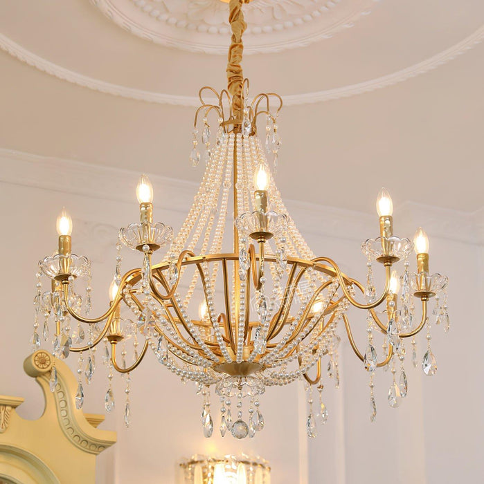 Arcadia Gold Chandelier-DWHOME