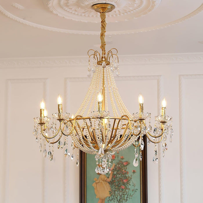 Arcadia Gold Chandelier-DWHOME