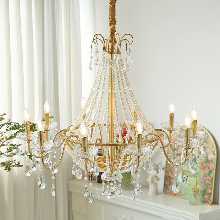 Arcadia Gold Chandelier-DWHOME