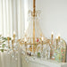 Arcadia Gold Chandelier-DWHOME
