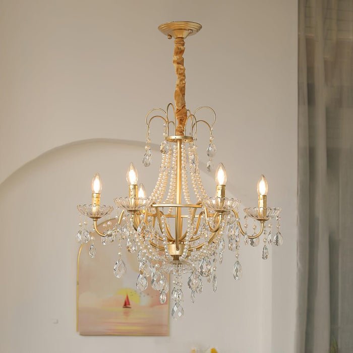 Arcadia Gold Chandelier-DWHOME