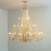 Arcadia Gold Chandelier-DWHOME