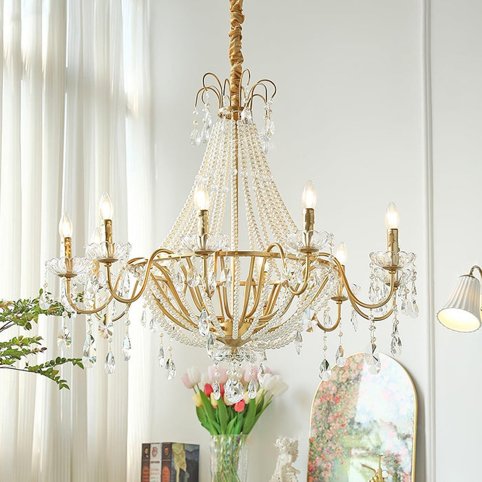 Arcadia Gold Chandelier-DWHOME