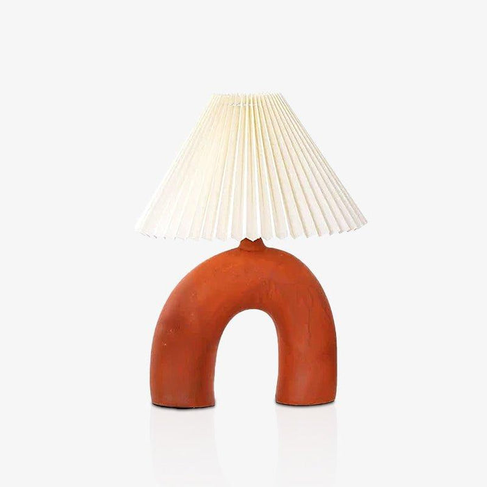 Arched Pleated Table Lamp - DWHOME