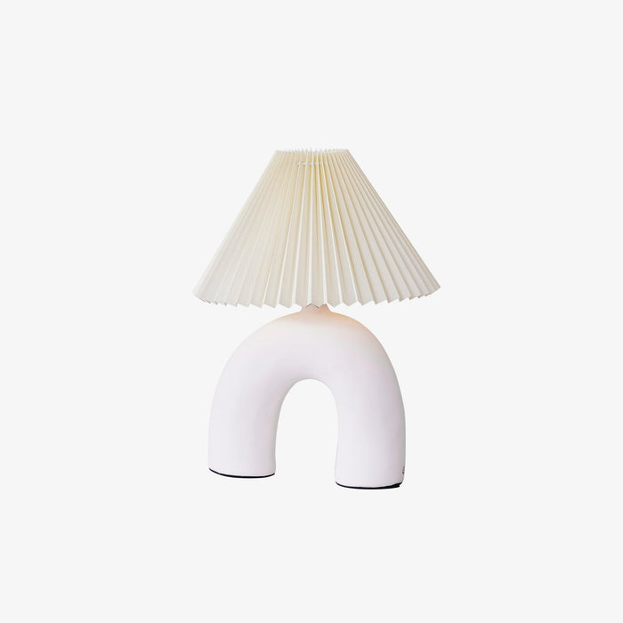Arched Pleated Table Lamp - DWHOME