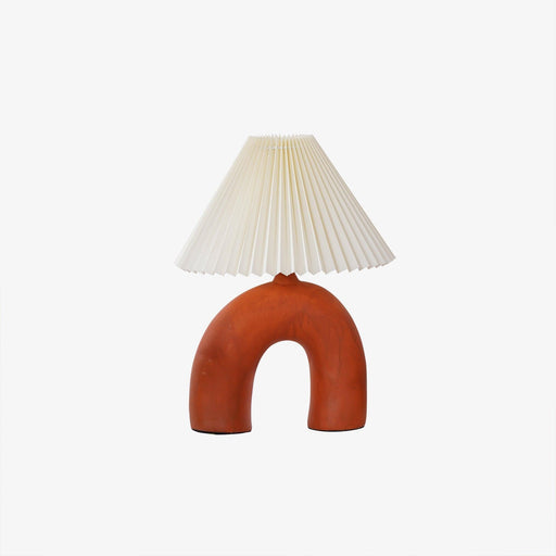 Arched Pleated Table Lamp-DWHOME
