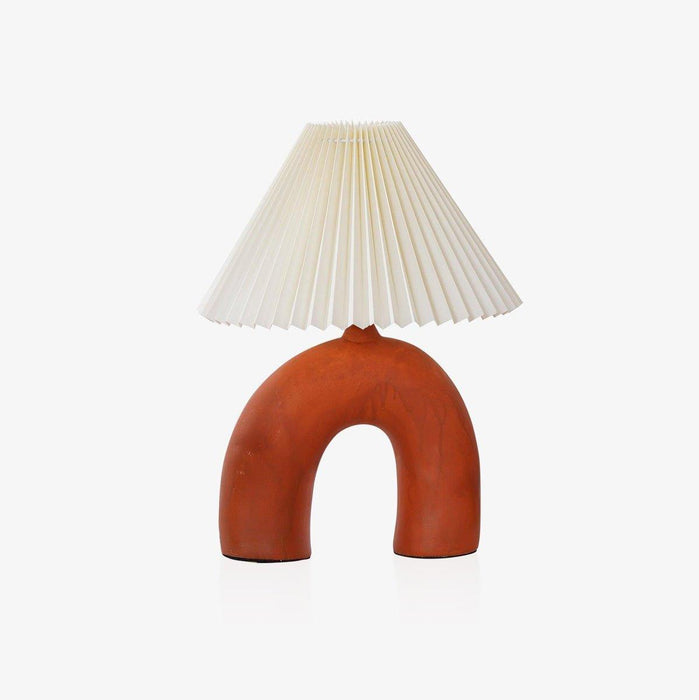 Arched Pleated Table Lamp - DWHOME