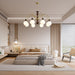 Archway Walnut Color Chandelier-DWHOME