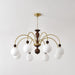 Archway Walnut Color Chandelier-DWHOME