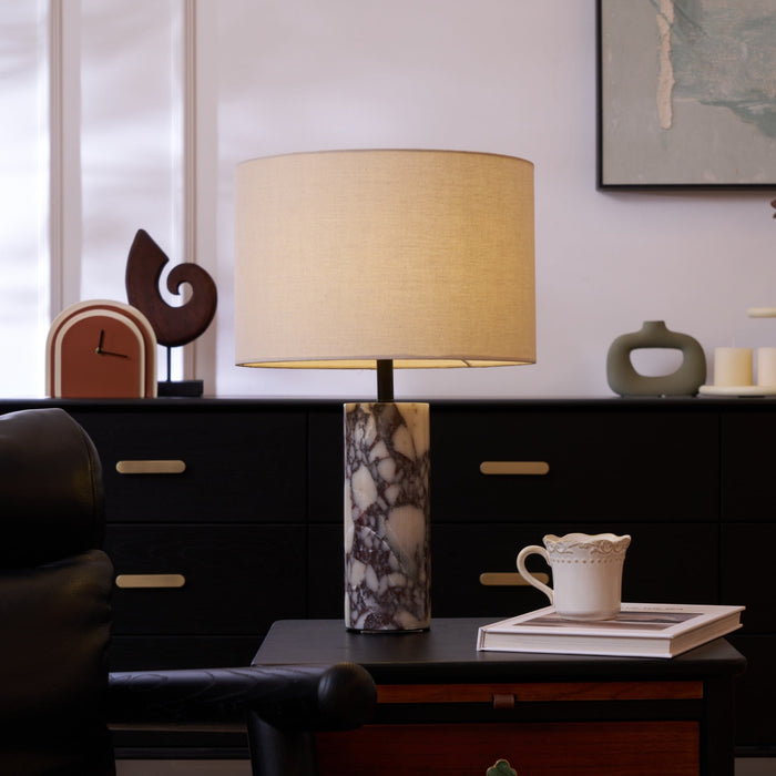 Ardena Marble Table Lamp-DWHOME