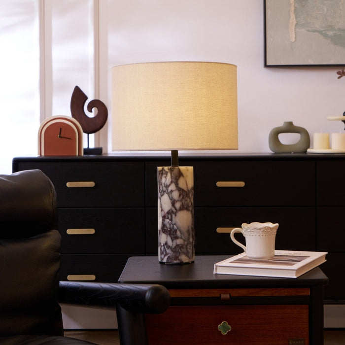 Ardena Marble Table Lamp-DWHOME