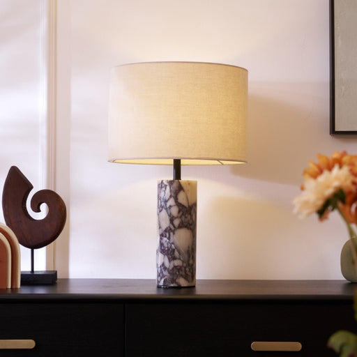 Ardena Marble Table Lamp-DWHOME