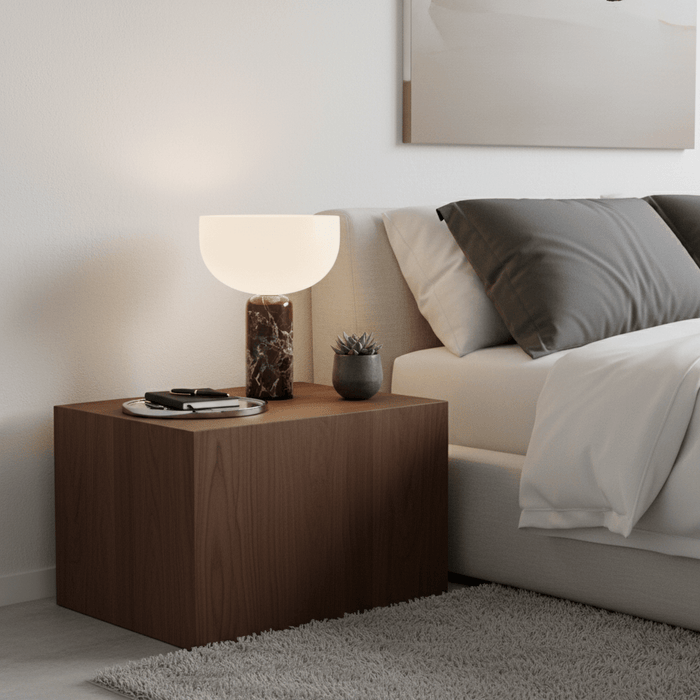 Arno Sphere Marble Table Lamp-DWHOME