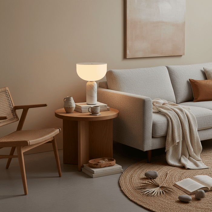 Arno Sphere Marble Table Lamp-DWHOME