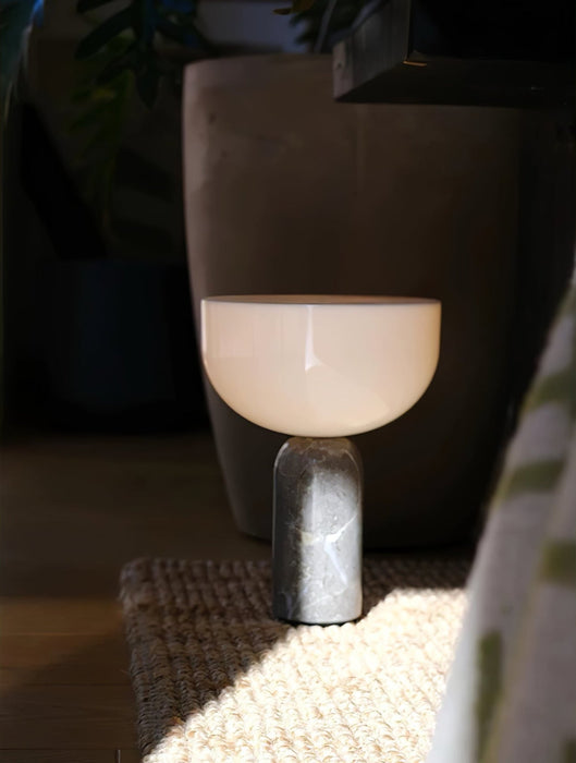 Arno Sphere Marble Table Lamp-DWHOME