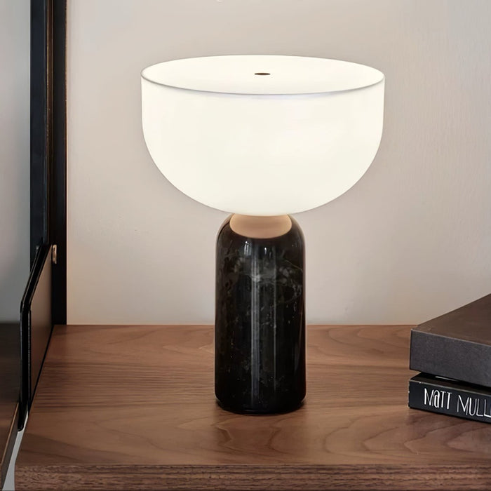 Arno Sphere Marble Table Lamp-DWHOME