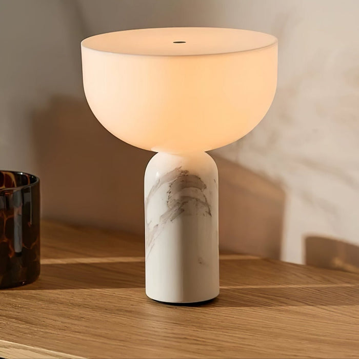 Arno Sphere Marble Table Lamp-DWHOME