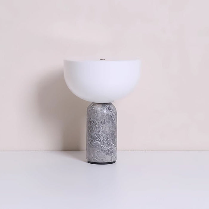 Arno Sphere Marble Table Lamp-DWHOME