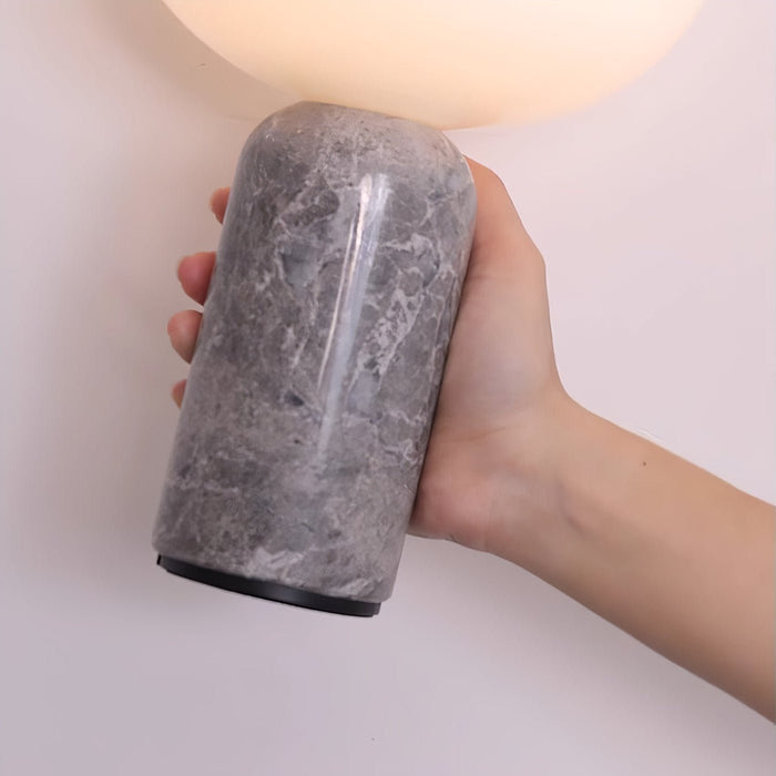 Arno Sphere Marble Table Lamp-DWHOME