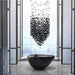 Art Stone Crystal Chandelier For Entryway with High Ceiling - DWHOME