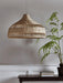 Artisanal Rattan Dome Pendant Lamp-DWHOME