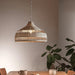 Artisanal Rattan Dome Pendant Lamp-DWHOME
