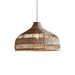 Artisanal Rattan Dome Pendant Lamp-DWHOME