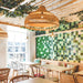 Artisanal Rattan Dome Pendant Lamp-DWHOME