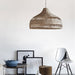 Artisanal Rattan Dome Pendant Lamp-DWHOME