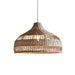 Artisanal Rattan Dome Pendant Lamp-DWHOME