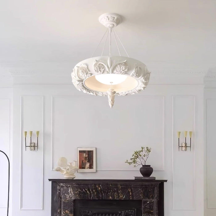 Artistic Carved Chandelier-DWHOME