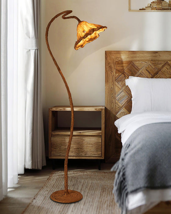 Artistic Lotus Leaf Floor Lamp-DWHOME