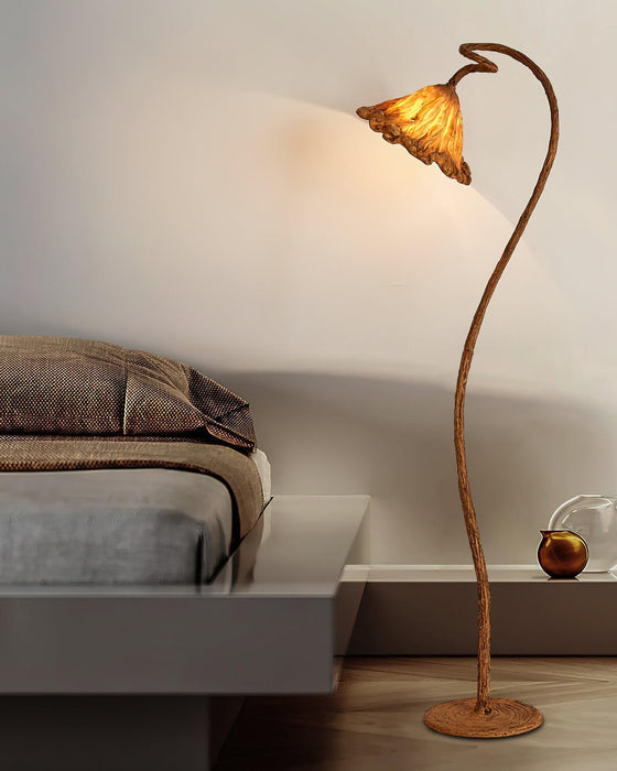 Artistic Lotus Leaf Floor Lamp-DWHOME