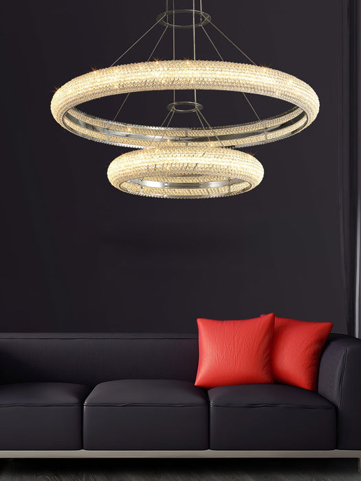 Asscher Ring Chandelier-DWHOME
