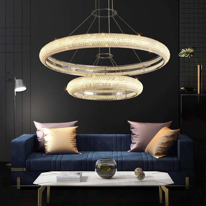 Asscher Ring Chandelier-DWHOME