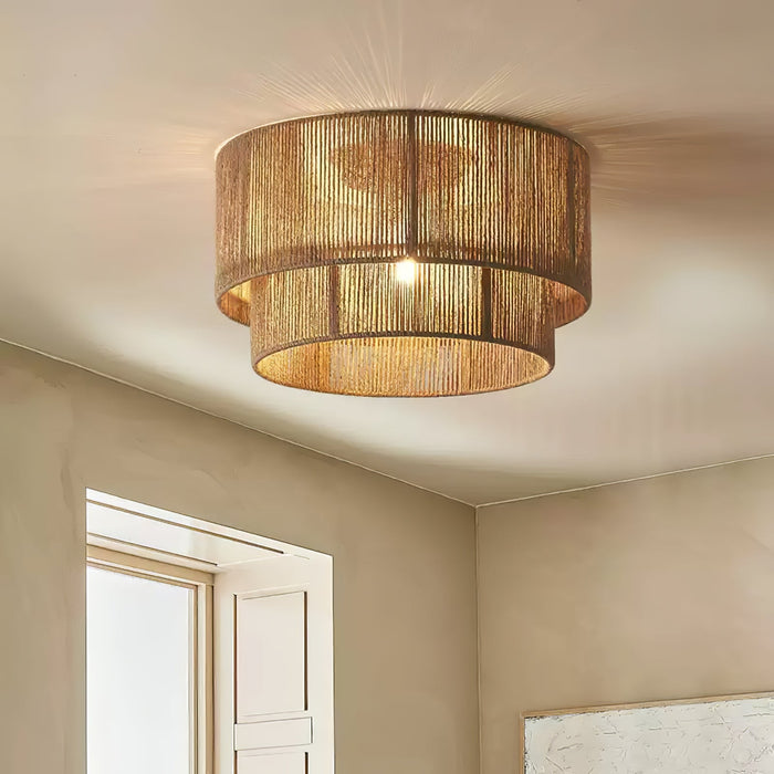 Astra Woven Ceiling Lamp - Vakkerlight