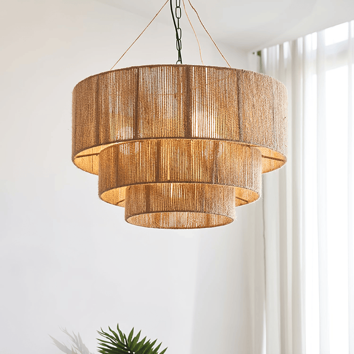 Astra Woven Pendant Light-DWHOME