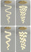 Astralis Bloom Stairs Chandelier-DWHOME