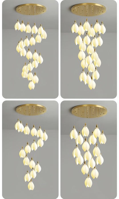 Astralis Bloom Stairs Chandelier-DWHOME
