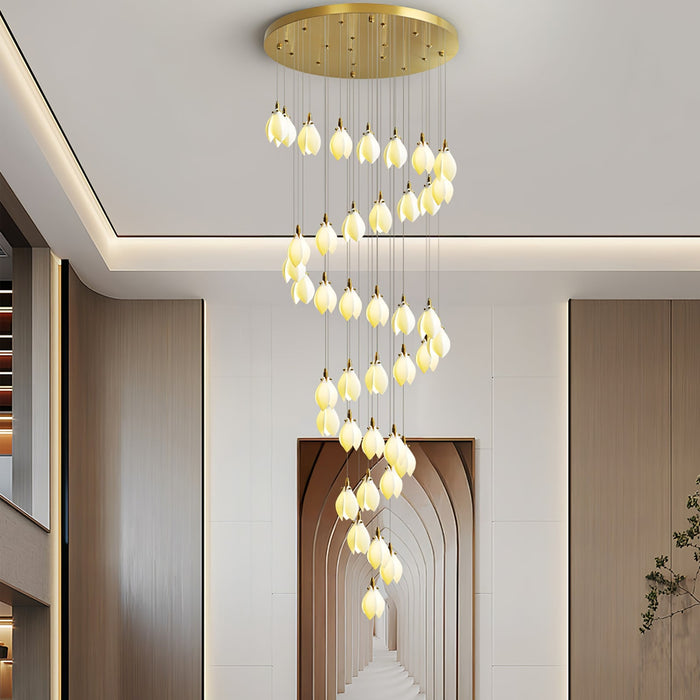 Astralis Bloom Stairs Chandelier-DWHOME