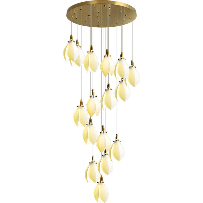Astralis Bloom Stairs Chandelier-DWHOME
