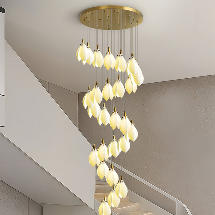 Astralis Bloom Stairs Chandelier-DWHOME