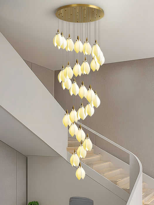 Astralis Bloom Stairs Chandelier-DWHOME