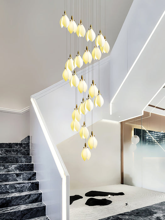 Astralis Bloom Stairs Chandelier-DWHOME