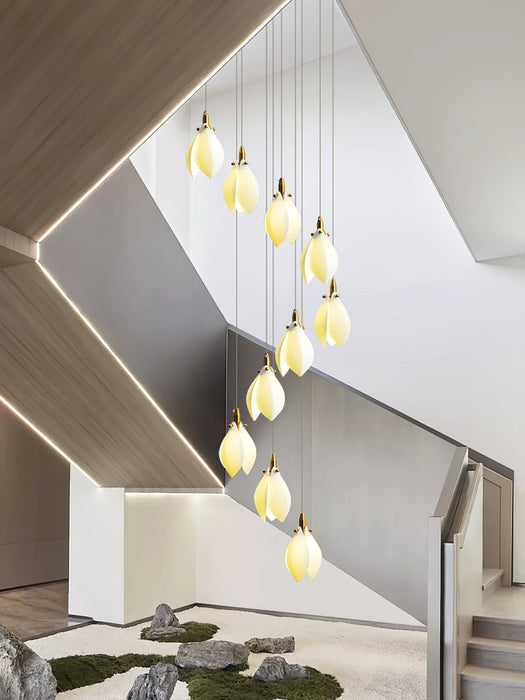 Astralis Bloom Stairs Chandelier-DWHOME