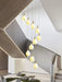 Astralis Bloom Stairs Chandelier-DWHOME