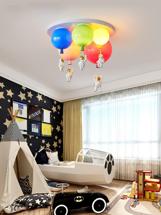 Astronaut Glossy Balloon Ceiling Lamp-DWHOME