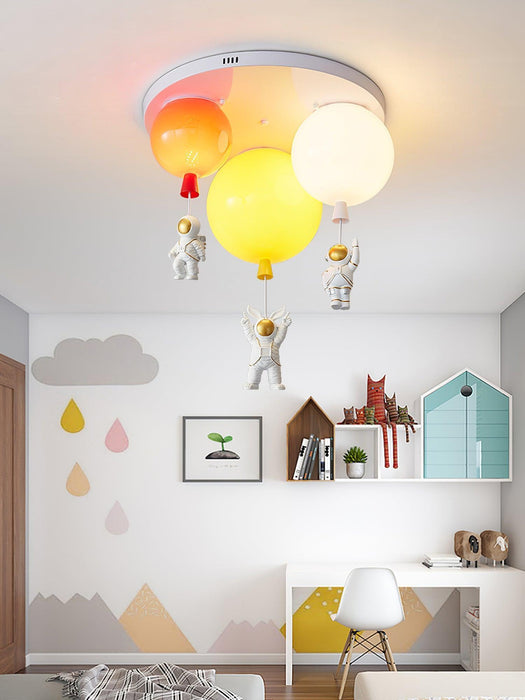Astronaut Glossy Balloon Ceiling Lamp-DWHOME
